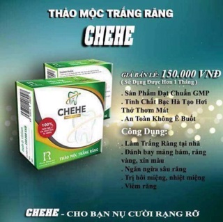 Bột trắng răng thảo mộc CHEHE