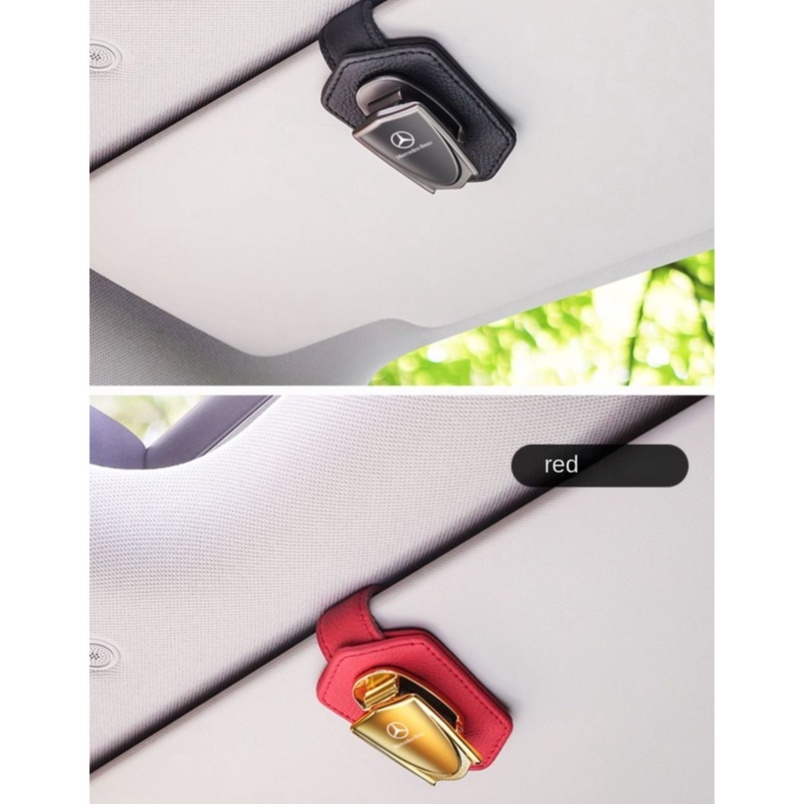 Kẹp Giữ Mắt Kính Hình Tam Giác Đa Năng Cho Xe Hơi Mercedes-Benz GLA GLE GLC GLB