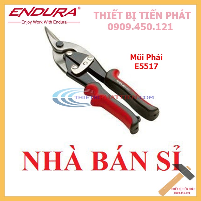 Kềm Cắt Thiết, Kìm Cắt Tôn ENDURA 10&quot; Mũi Phải E5517 - Mũi Trái E5516 - Mũi Thẳng E5515 Cao Cấp Thép CRV (Nhập Khẩu USA)