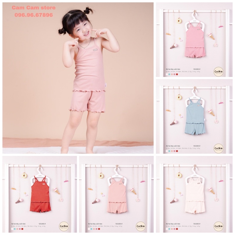 Bộ hai dây cuốn bèo bé gái Cookie