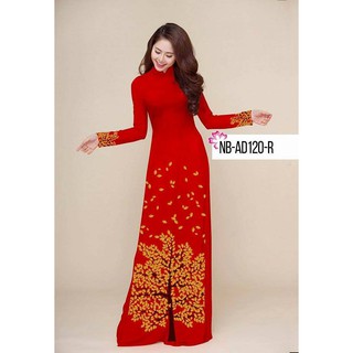 Vải bộ áo dài, vải in 3D