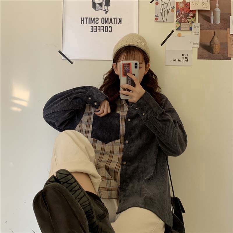 Áo khoác SUXI kiểu dáng retro thời trang phong cách Hàn Quốc mới dành cho nữ