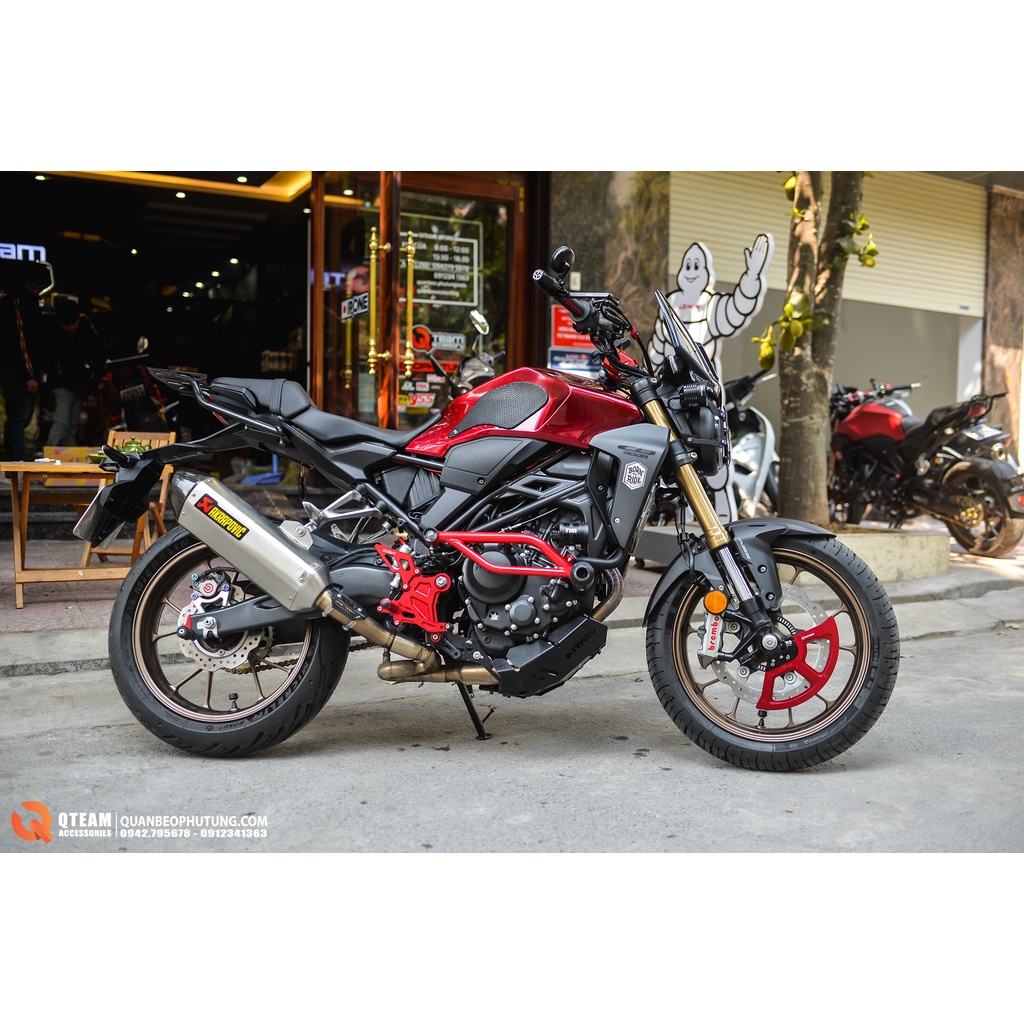 ỐP GẦM, MỎ CẦY THÉP CNC #KITACO DÀNH CHO HONDA CB150R
