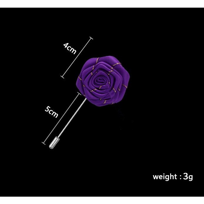 EFAN Ghim Cài Áo Hình Hoa Hồng Thời Trang Hàn Quốc Cho Nam