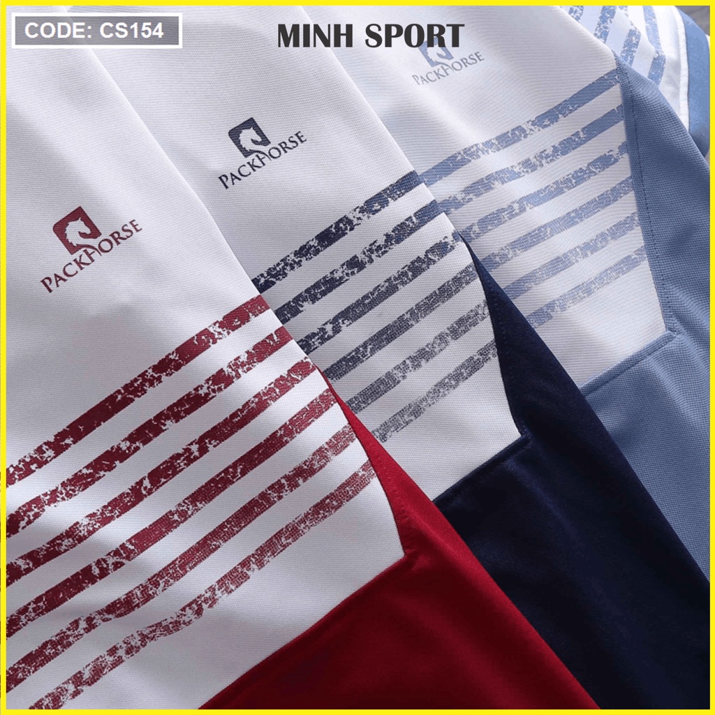 Áo Thun Polo Nam In Sọc Màu Cao Cấp, Áo Bền, Đẹp, Mặc Mát mã AO.55