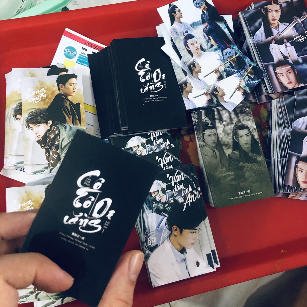 50/ 100 card in theo yêu cầu cắt sẵn.