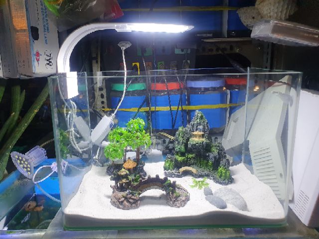 ĐÈN LED KẸP 1 BÊN HỒ CÁ THỦY SINH VIPSUN M280 MÀU TRẮNG HỒ 30 ĐẾN 40CM