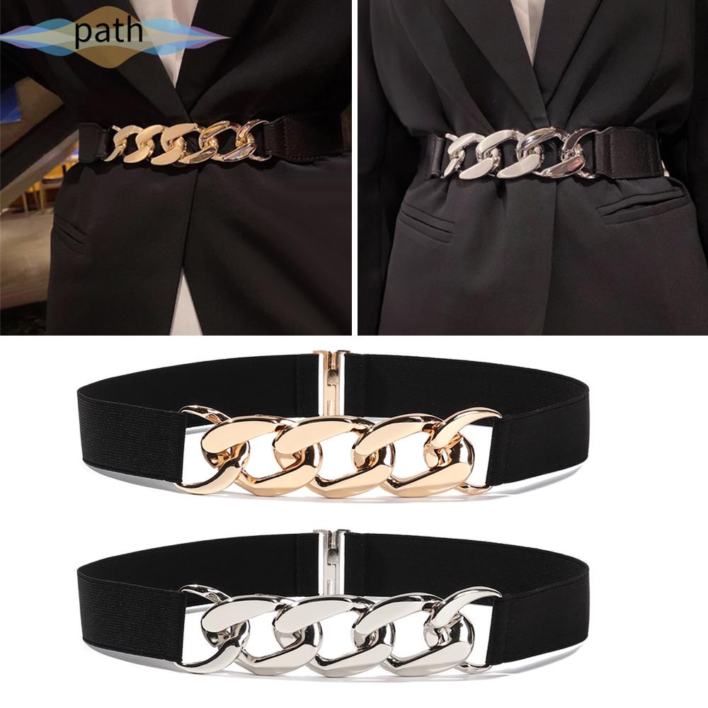 Thắt lưng đàn hồi có thể điều chỉnh được phong cách punk thời trang dành cho nữ