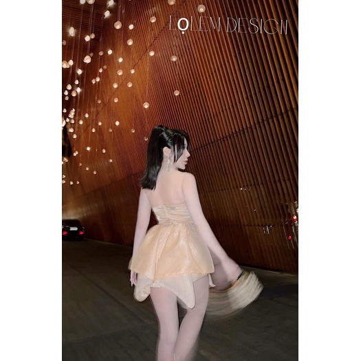 Set áo peplum bèo cúp ngực + Quần short