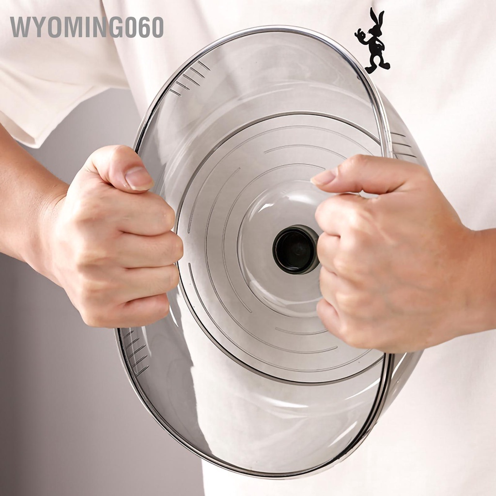 Nắp đậy trong suốt bảo quản thực phẩm có thể xếp chồng lên nhau cho nhà bếp【Wyoming060】