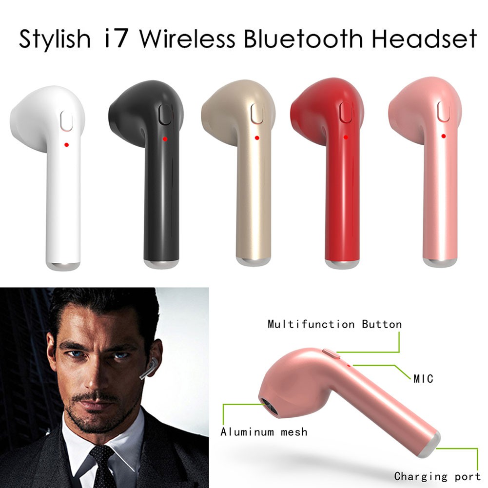 Tai Nghe Bluetooth Không Dây Dg I7 Kiểu Dáng Thể Thao