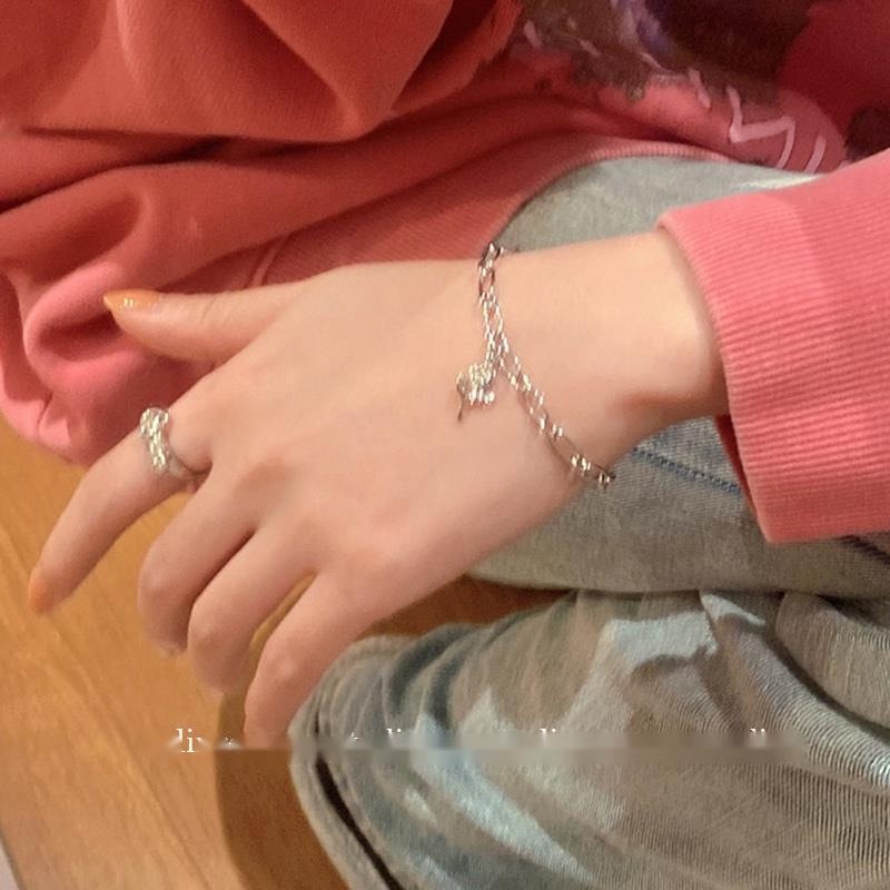 Vòng Tay Hoa Hồng Đơn Giản Sang Trọng Phong Cách Harajuku