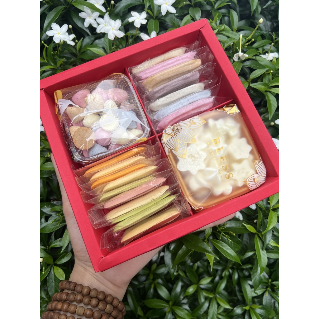 Combo 4 vị bánh handmade hữu cơ nguyên chất cho bé ăn dặm