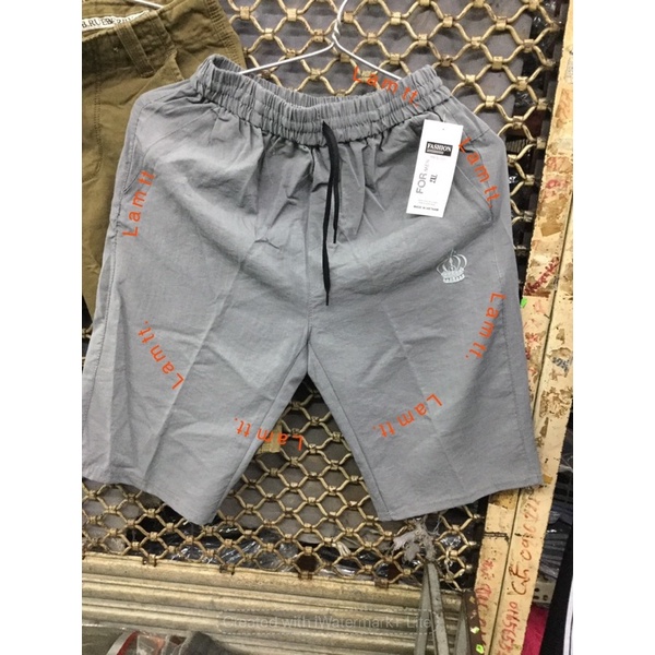 Quần Short đùi dài Đũi Nam