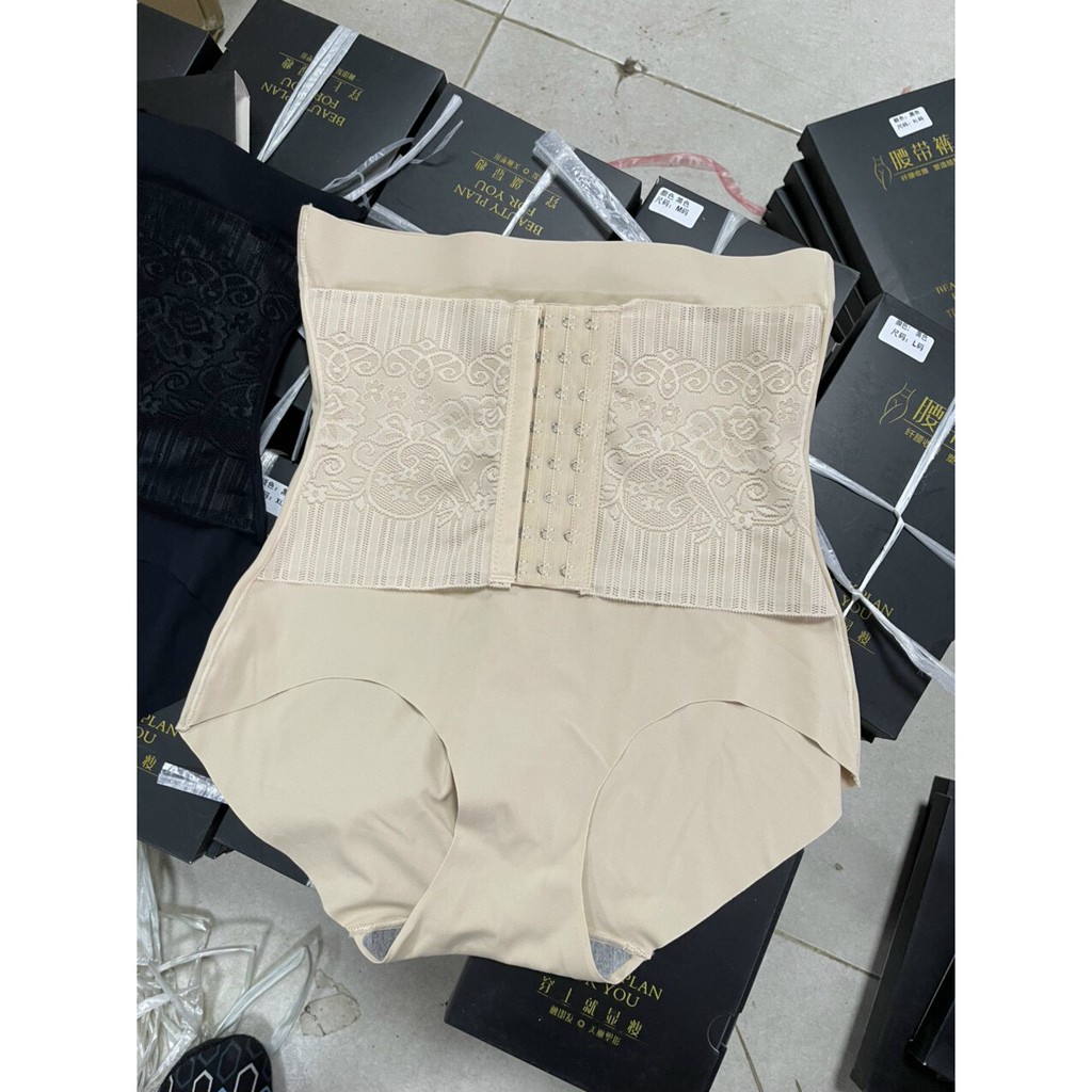 Quần lót ghen su non nịt bụng CẠP CAO có móc cài định hình vòng eo hàng chuẩn đẹp - Mbra94 | BigBuy360 - bigbuy360.vn