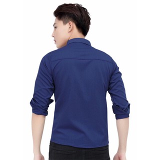 Áo sơ mi nam cao cấp phong cách Hàn Quốc