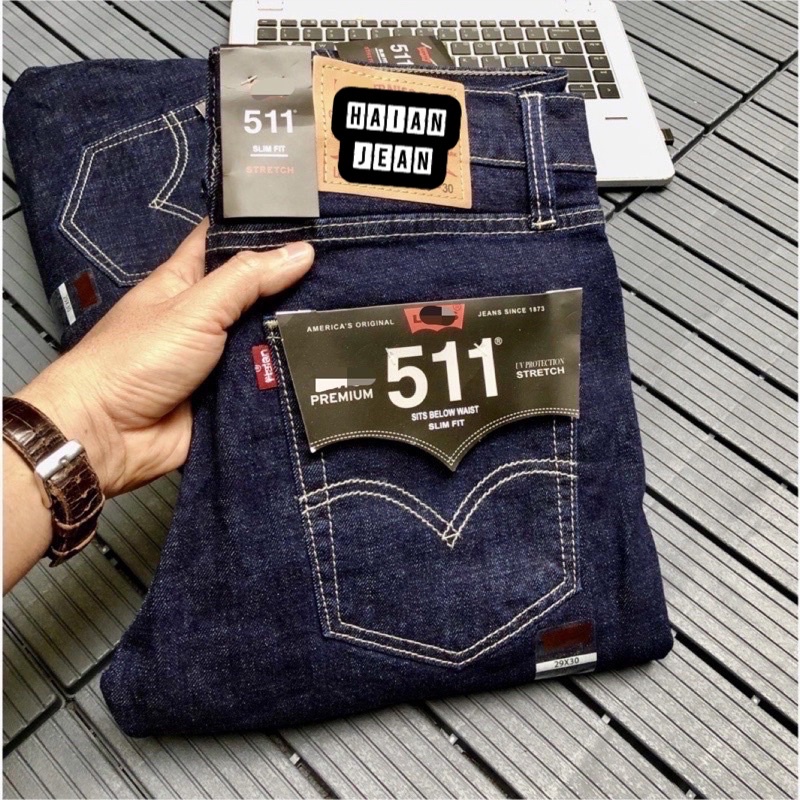 Quần bò nam Quần jean nam slimfit đẹp Ống đứng cao cấp thời trang vnxk Jeans co dãn HAIAN JEAN