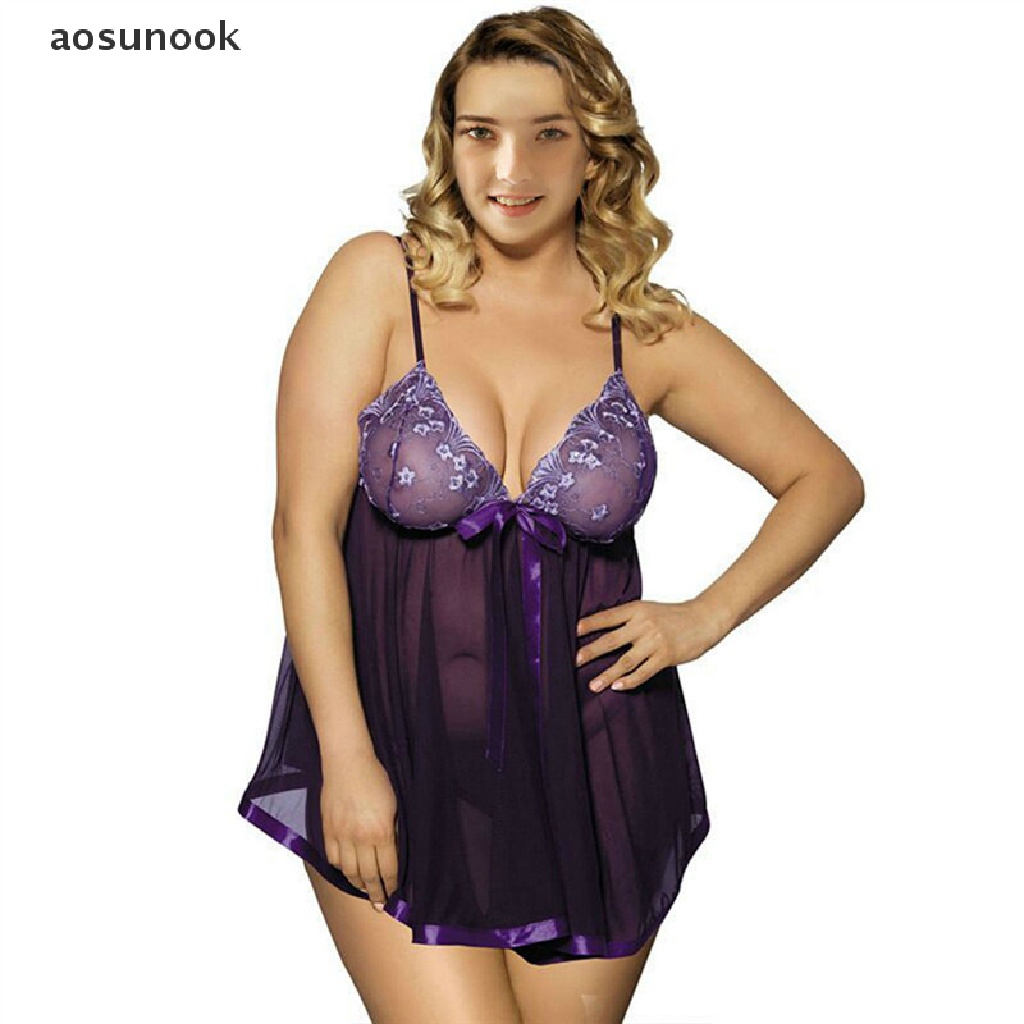 Bộ đồ lót lọt khe phối ren plus size thời trang quyến rũ cho nữ
 | BigBuy360 - bigbuy360.vn