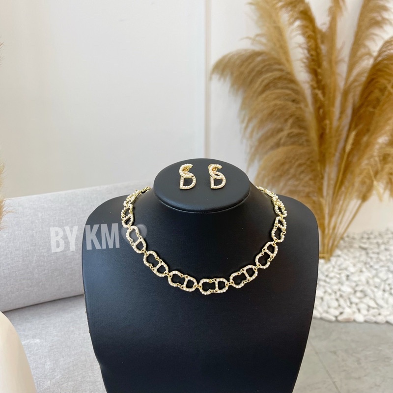 Sét vòng cổ cd , dây chuyền xinh cao cấp , phụ kiện trang sức, Hari korea accessories