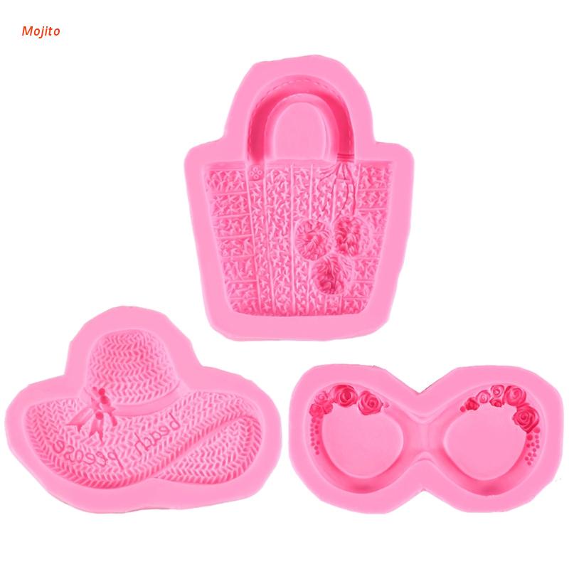 Khuôn Silicone Làm Bánh/Xà Phòng/Mũ/Mũ/Túi Xách Handmade DIY Cho Gia Đình