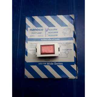Đèn báo Nanoco (Panasonic) N302RW (hạt to)
