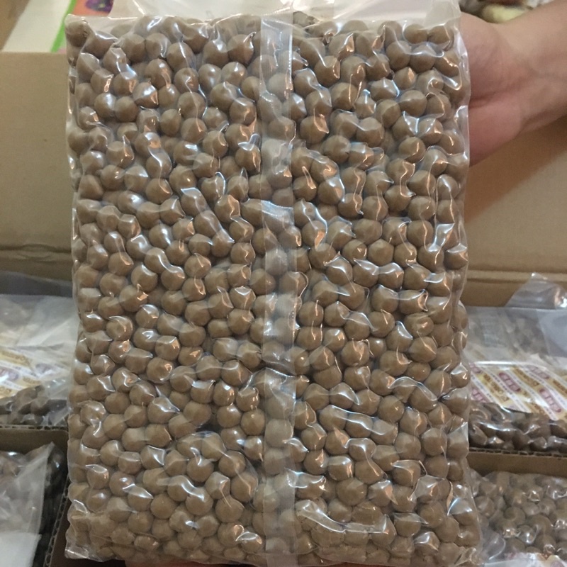 Trân Châu Wings 3kg - Trân Châu Đường Đen Wings Việt Nam Gói 3Kg. Sỉ Nguyên Thùng Có Bán Chiết Lẻ 1Kg