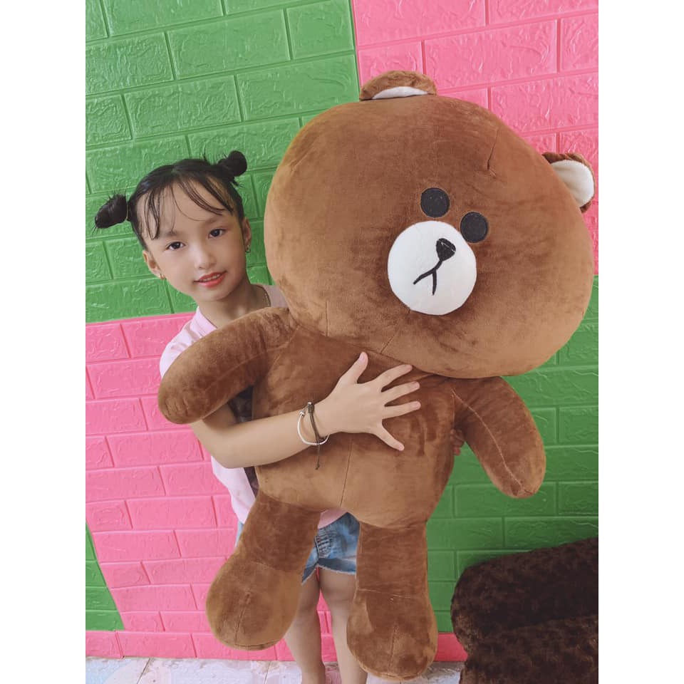 [FreeShip – Xả kho]  Gấu Teddy Brown khổ vải 1m nhỏ dễ thương - Guco