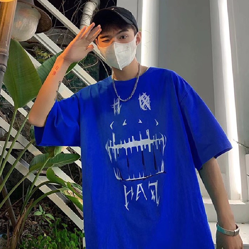 Áo Thun Tay Ngắn Dáng Rộng In Chữ Thoải Mái Thời Trang Mùa Hè Cho Nam Và Nữ Size M-8XL