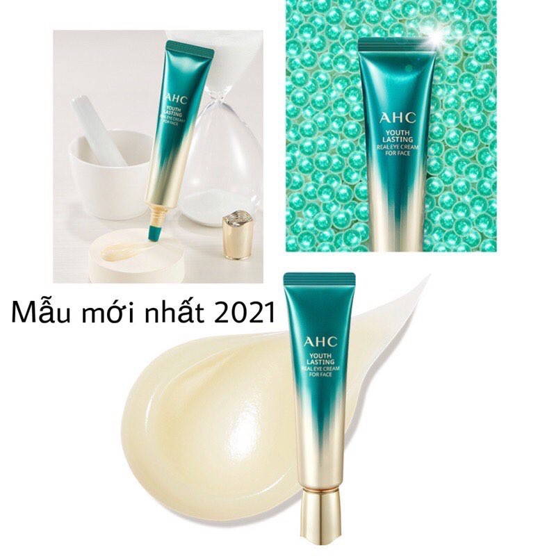 Kem Mắt AHC Ageless Real Eye Cream For Face 12ml &amp;30ml Hàn Quốc.