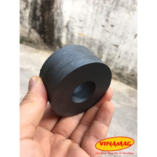 Bộ 10 Viên 50x22x6 mm Nam châm Ferrite, nam châm đen, nam châm loa