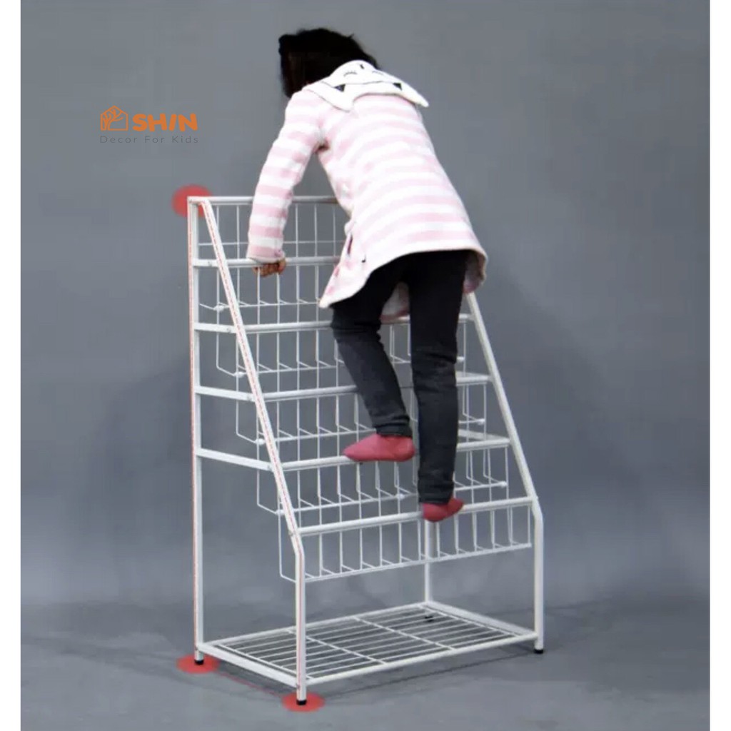 Kệ sách bằng sắt giá sách trẻ em