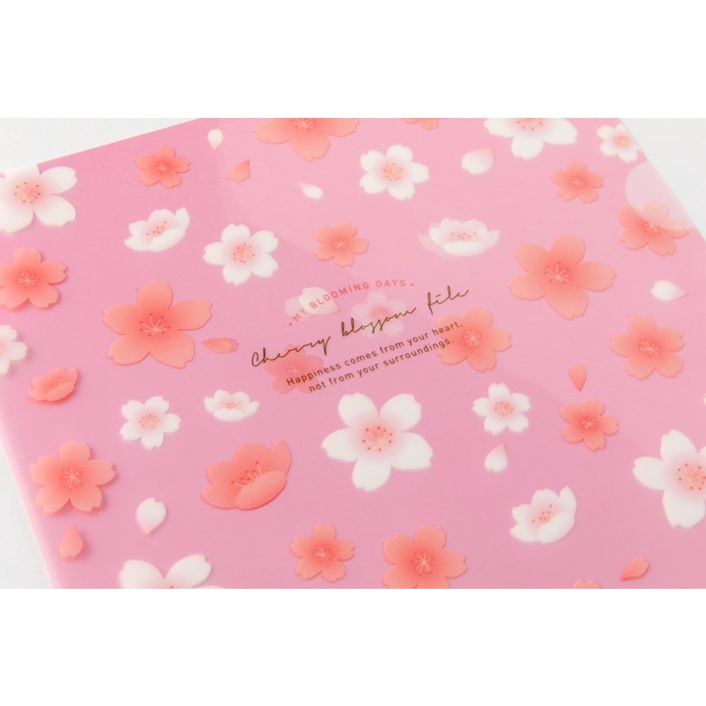 Bìa Đựng Tài Liệu ARTBOX Hàn Quốc Họa Tiết Hoa Anh Đào