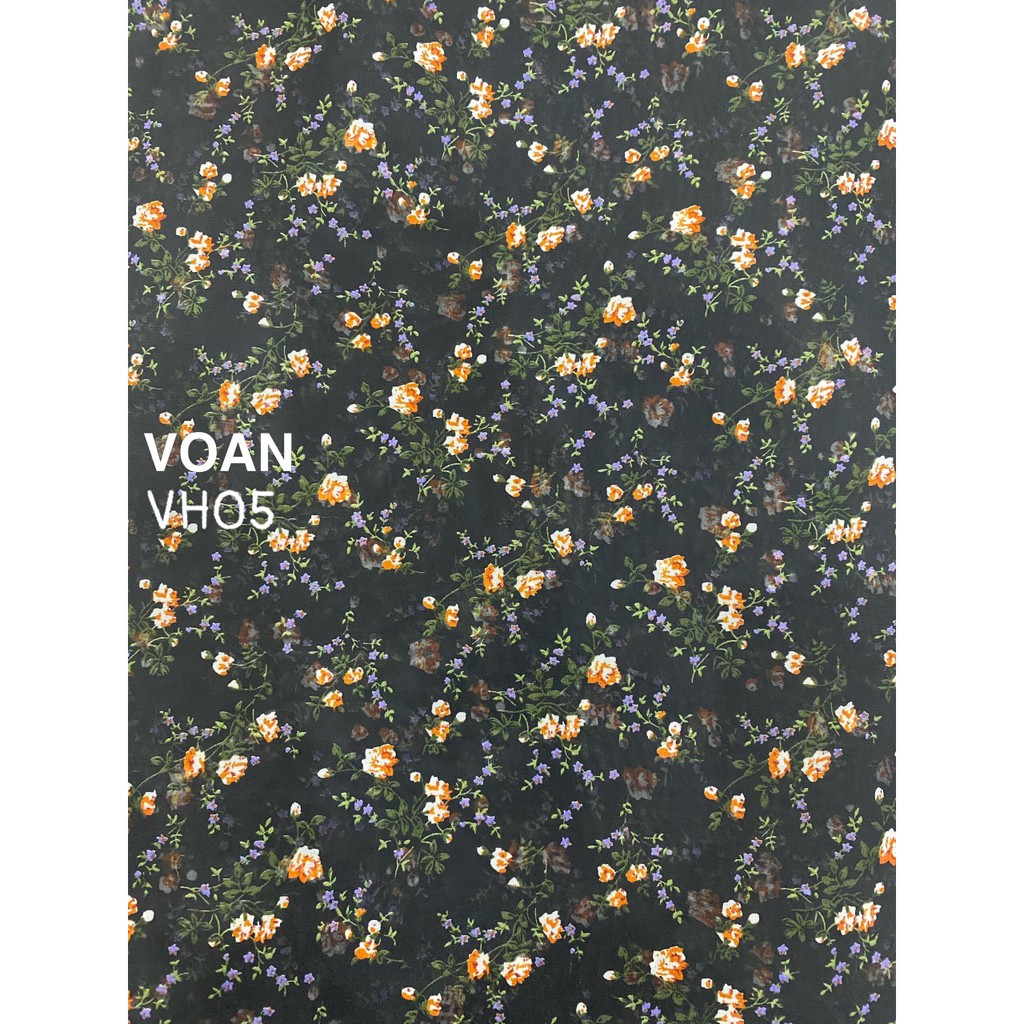 VẢI VOAN HOA NHÍ - DÒNG VẢI THÔNG DỤNG - 1 MÉT X 1M5