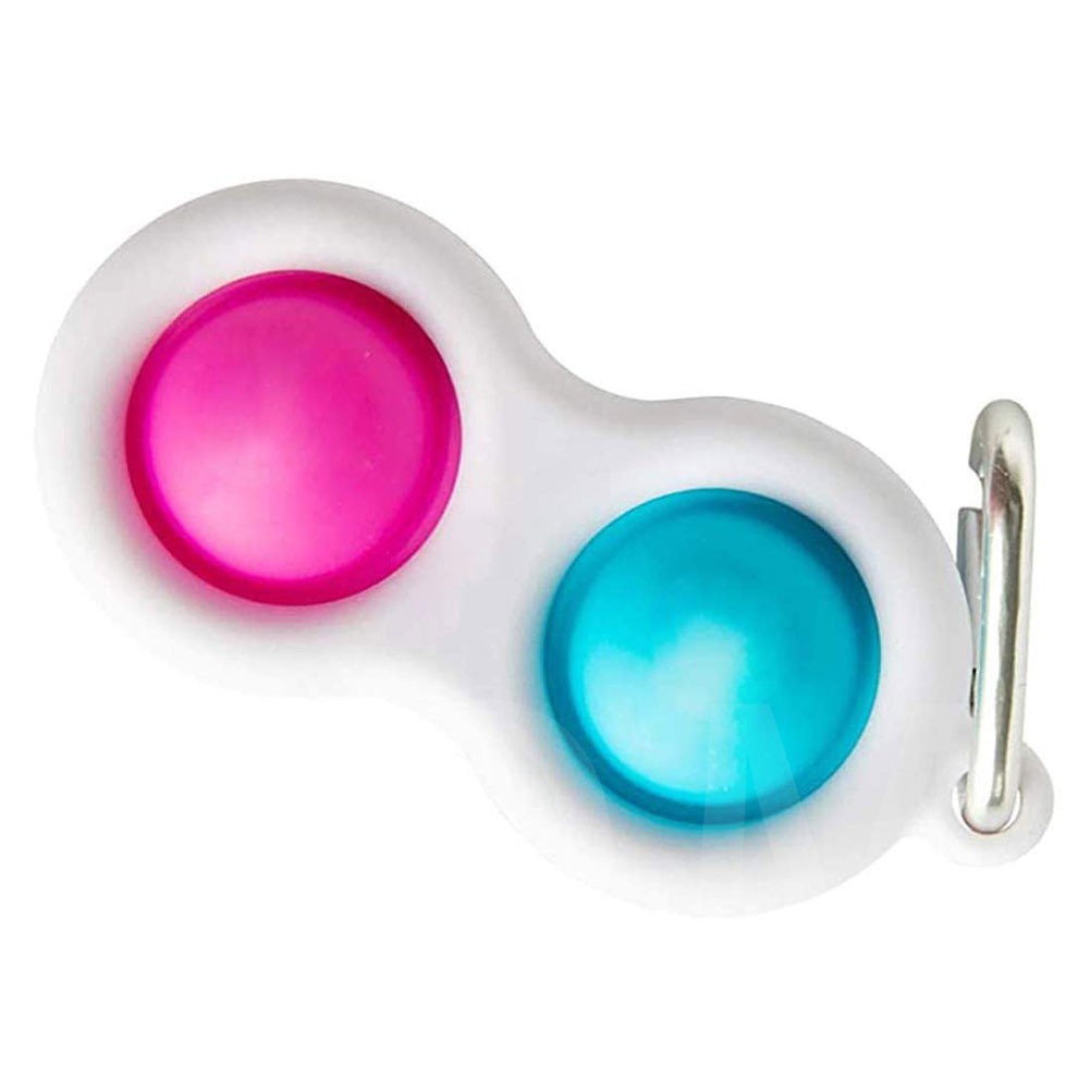 Móc khóa Pop it  Hapi Toys - Đồ chơi bóp bóng viền nhựa pvc nhiều hình