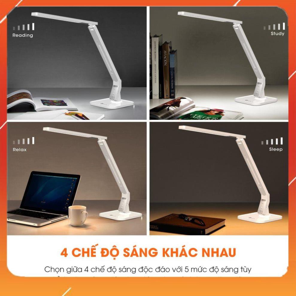 Đèn học chống cận TaoTronics TT-DL02, 14W, 4 chế độ sáng hẹn giờ - Hàng Chính Hãng, Bảo Hành 12 Tháng