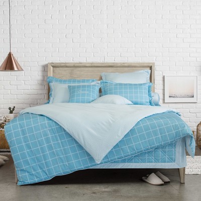 Bộ chăn ga gối Everon EPC22045 (Ga màu Xanh nhạt)(Chất liệu cotton, nhiều kích thước)