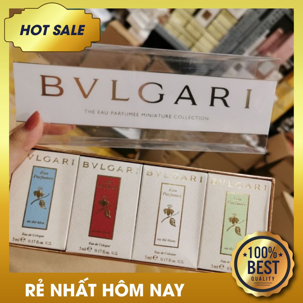 (chuẩn auth) (chuẩn auth) Set nước hoa Bvlgari nữ 4 mùi