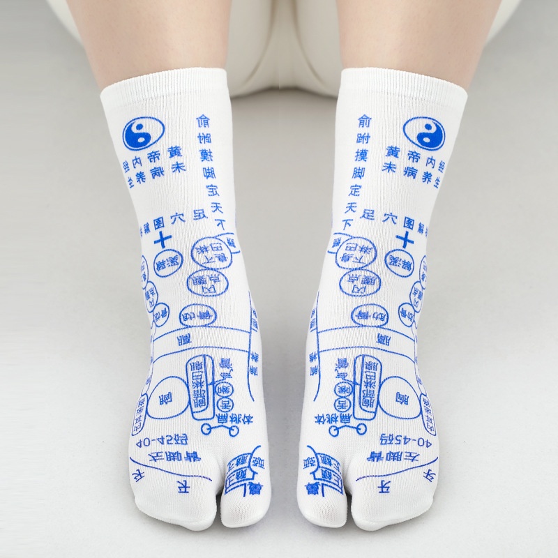 Vớ mát xa bấm huyệt bàn chân phong cách trung hoa cho nam và nữ