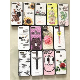 Oppo A5S/F9 Ốp lưng nhựa đá nứt in hình xinh đẹp