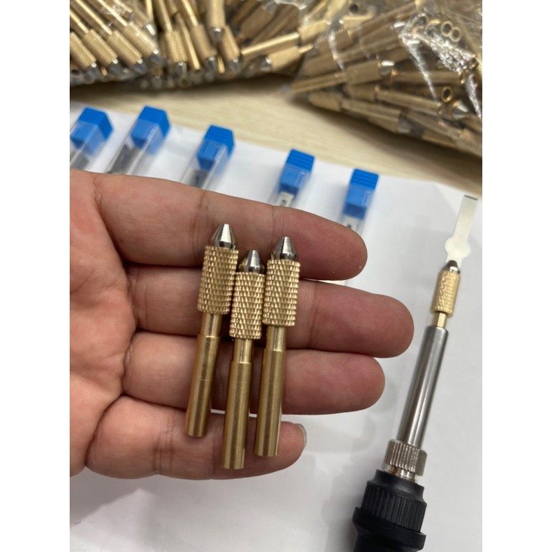 ĐẦU NHIỆT ĐỒNG LẮP TAY HÀN VÀ LƯỠI DAO