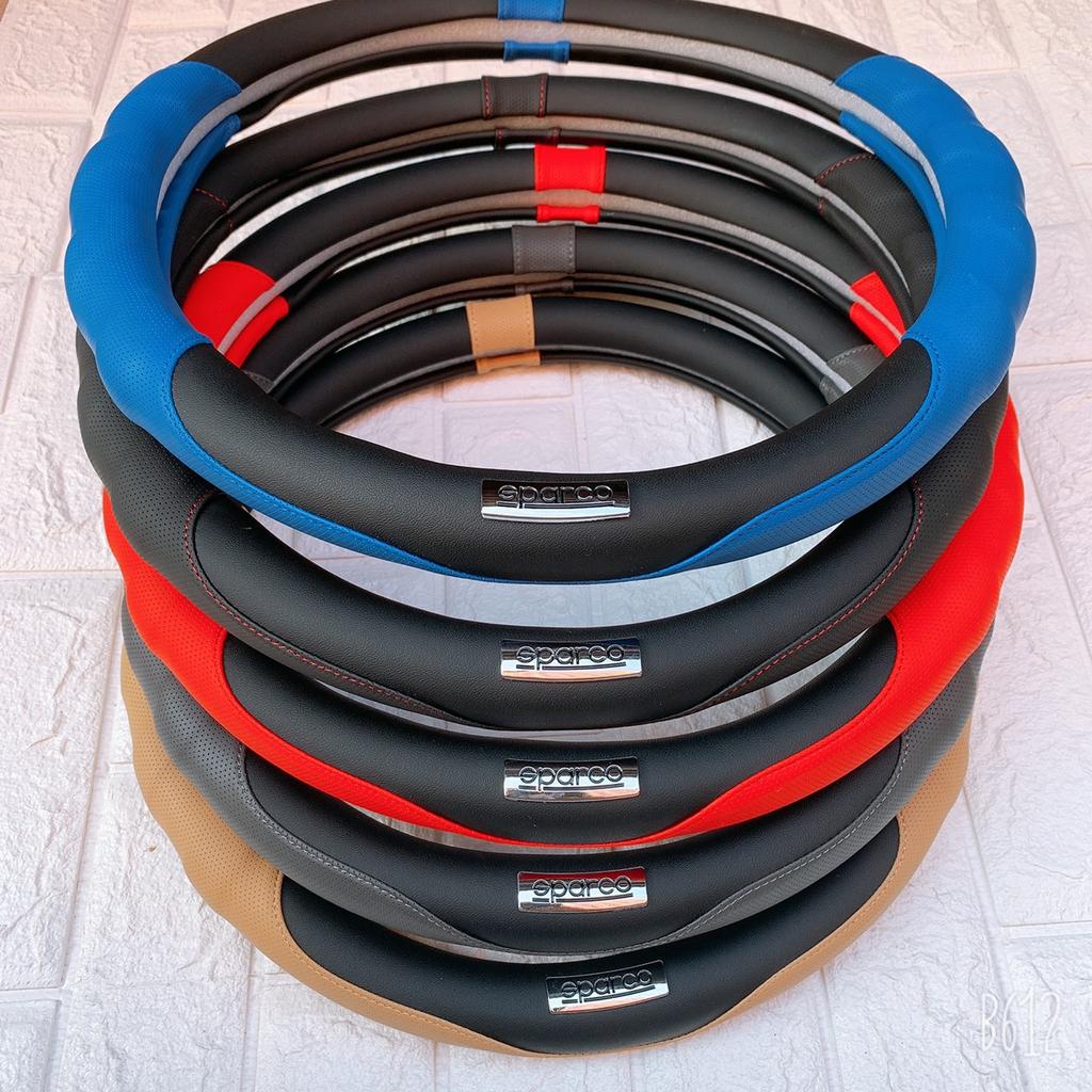 Bọc vô lăng SPARCO cao cấp dành cho các dòng xe TOYOTA HYUNDAI KIA HONDA MAZDA FORD MITSUBISHI CHERVOLET SUZUKI  VINFAST