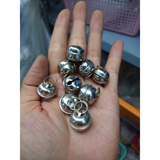 chuông lục lạc vàng, bạc nhiều size 16mm cho chó mèo, thú cưng