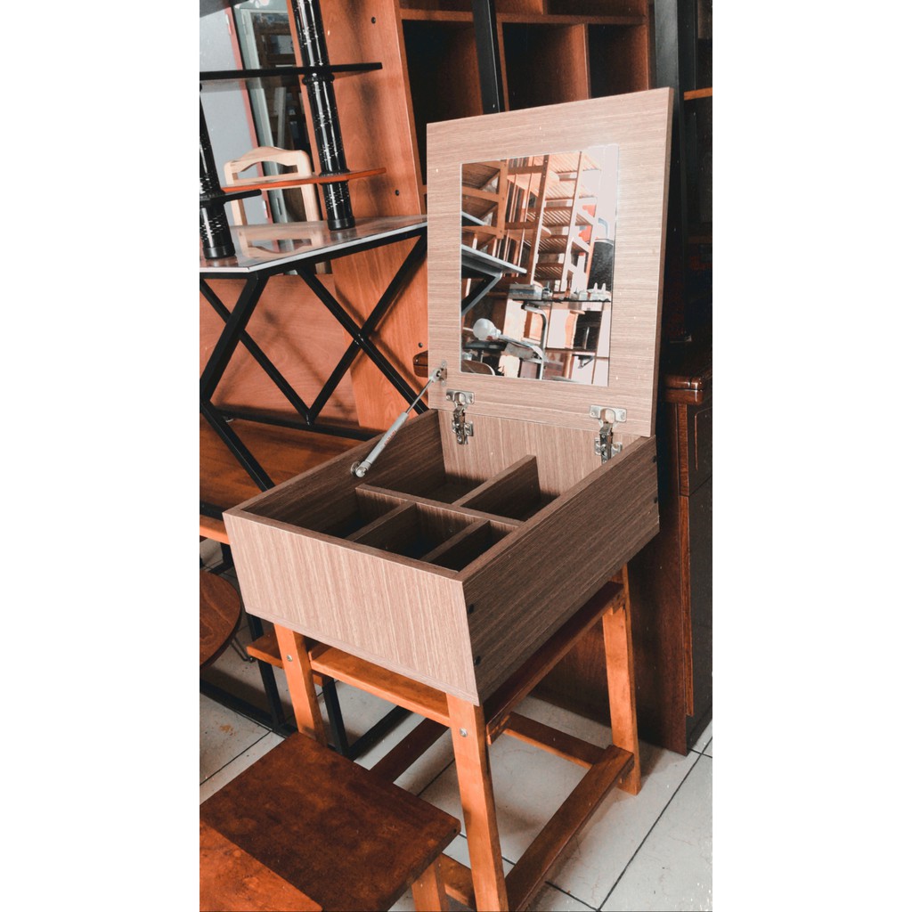 Hộp trang điểm gỗ cao cấp