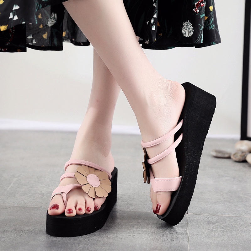 Dép sandal IELGY hở ngón đế dày thời trang mùa hè dành cho nữ đi biển