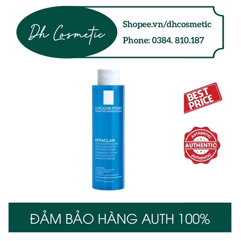 Nước hoa hồng La Roche Posay Effaclar Lotion Astringent dành cho da dầu, da mụn