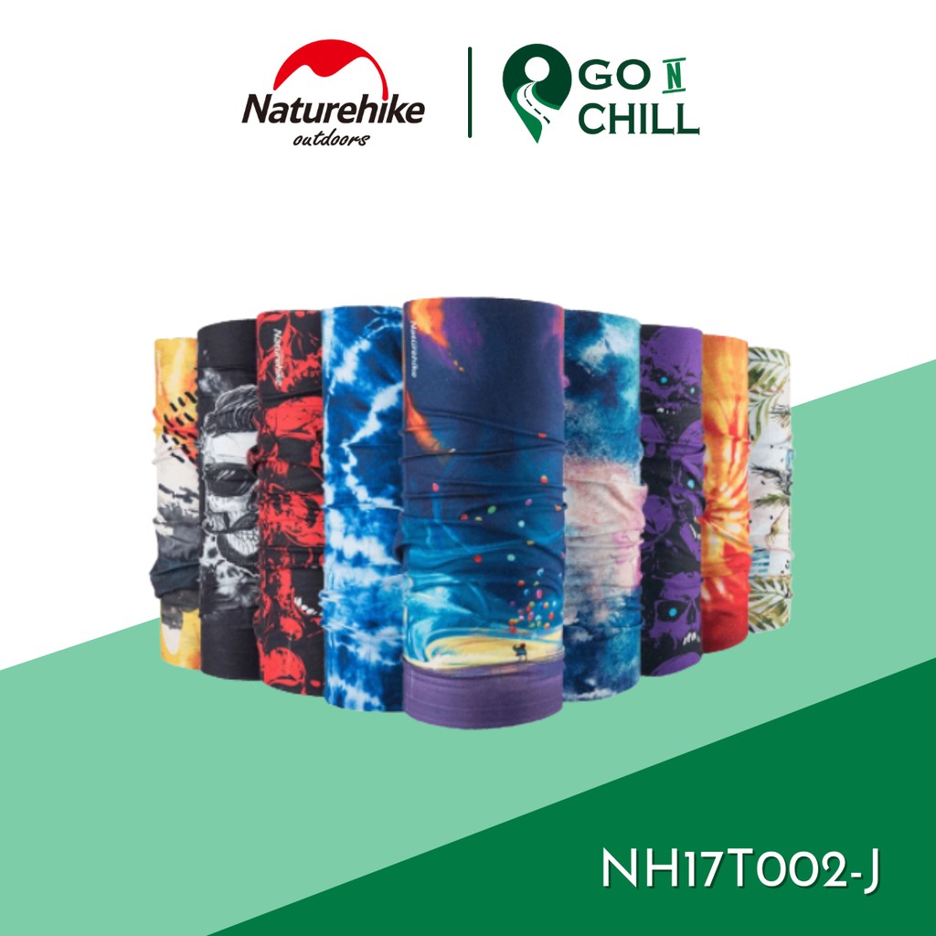 Khăn ống đa năng đi phượt, du lịch, chơi thể thao thoáng khí NatureHike NH17T020-J - Bandana