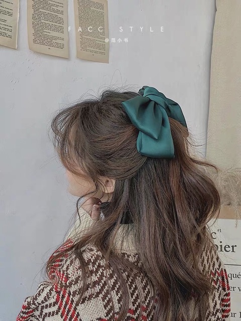 Kẹp tóc nơ nhiều màu phong cách lolita