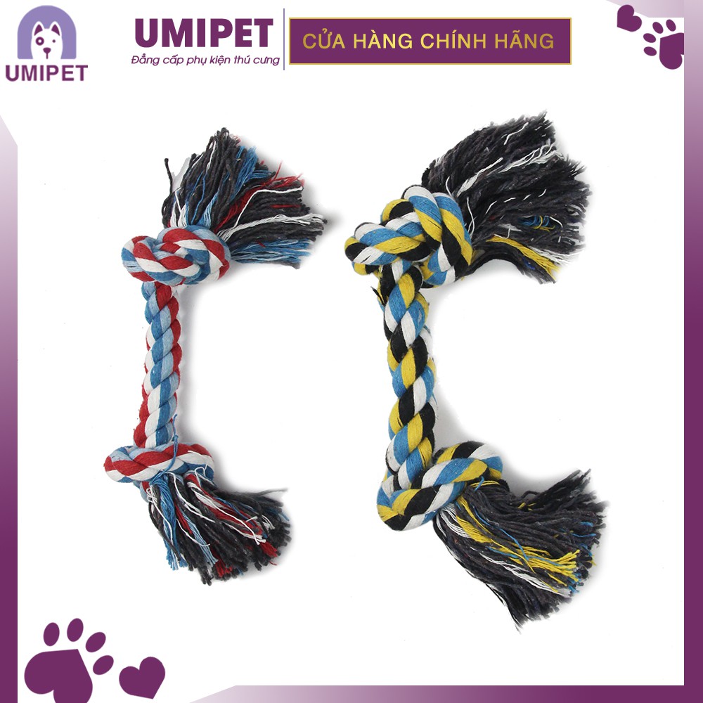 Đồ chơi dây thừng UMIPET siêu bền cho Chó gặm 15cm