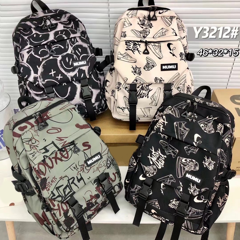 Balo đi học unisex nam nữ cá tính đựng laptop 15.6 inch Y3212