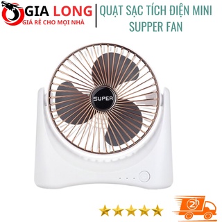 Quạt Mini Cầm Tay 3 Tốc Độ Gió Gấp Gọn A9 Tiện Dụng - TẶNG KÈM Pin Và Cáp Sạc USB